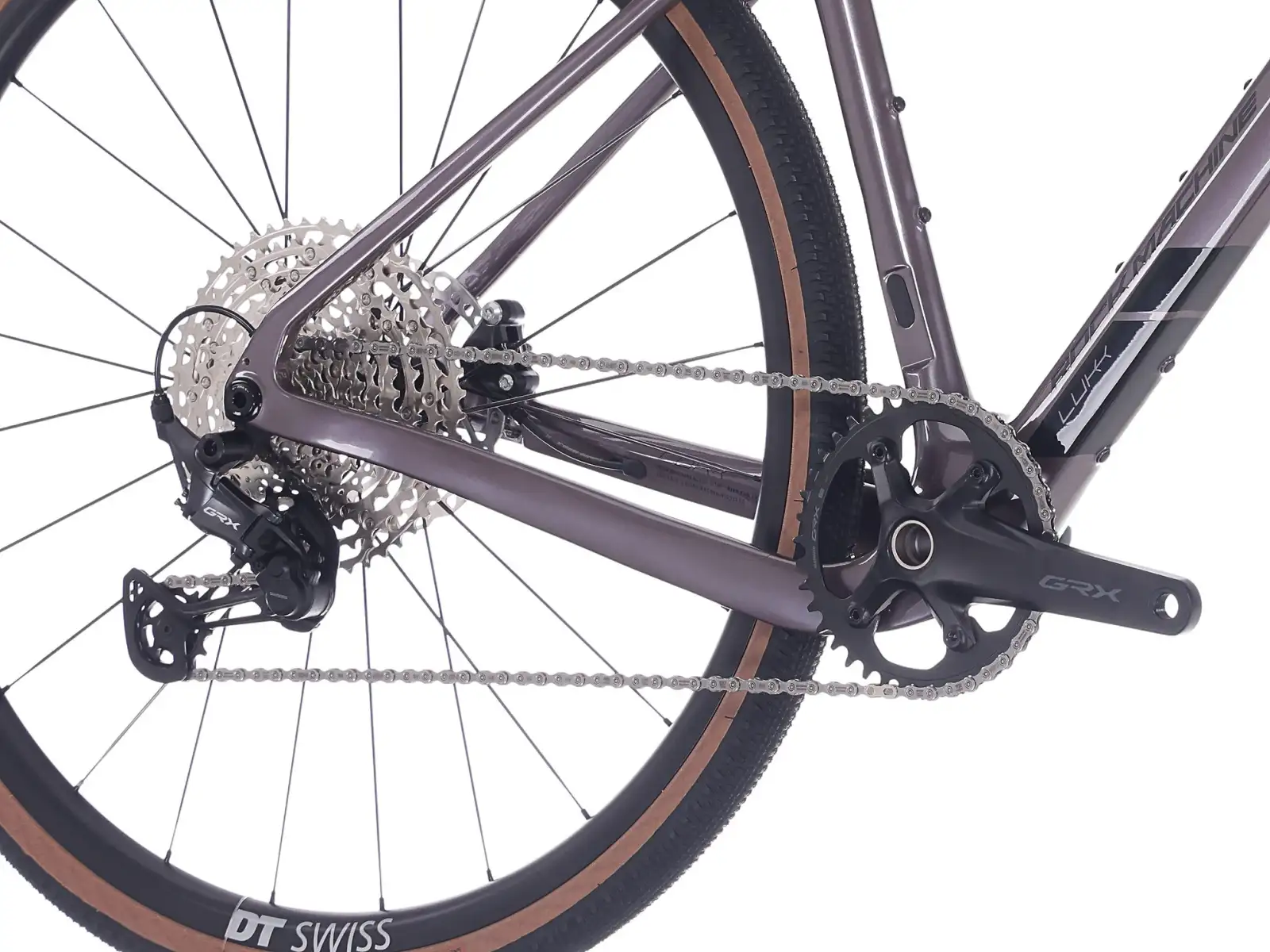 Rock Machine Lukk Cr 70 gravel bike Gloss Purple Garnet