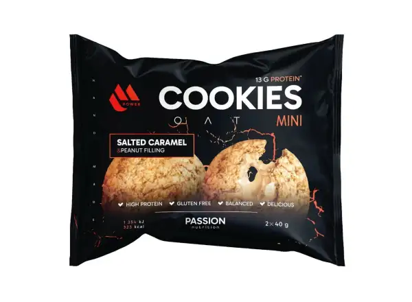 Passion MPower Cookie Gain Mini 2x40g Salted Caramel Peanut Filling