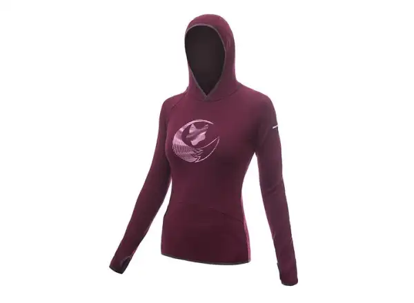 Sensor Merino Upper Fox women's sweatshirt Port Red