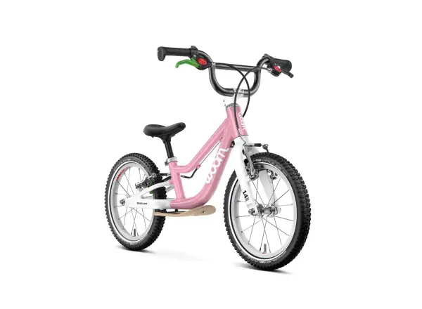 Woom GO 1 Plus children's balance bike 14" color Powder Pink