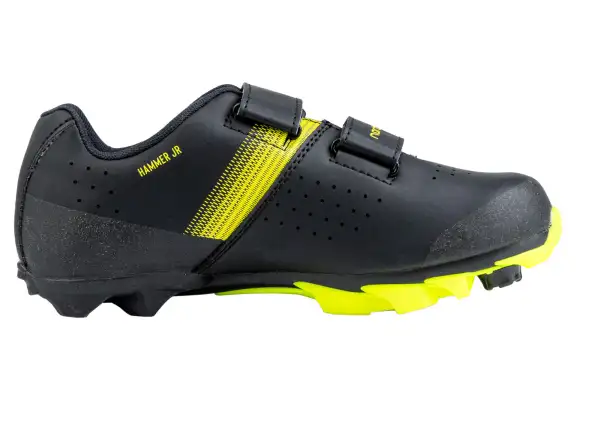 Northwave Hammer Junior children's XC shoes Black/Yellow Fluo