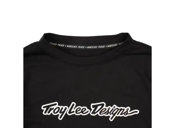 Troy Lee Designs Skyline Ride Tee children's jersey long sleeve Signature Black