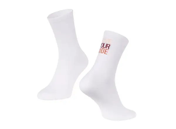 Force Love Your Ride socks white