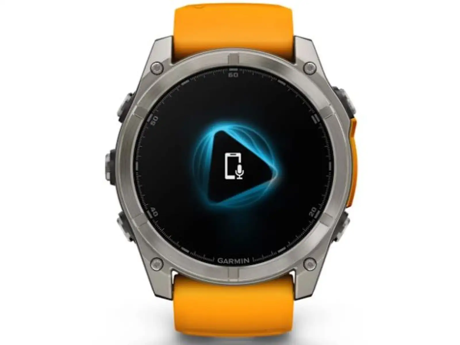 Garmin fenix 8 - 51 mm AMOLED Sapphire smart watch Titanium Orange/Graphite
