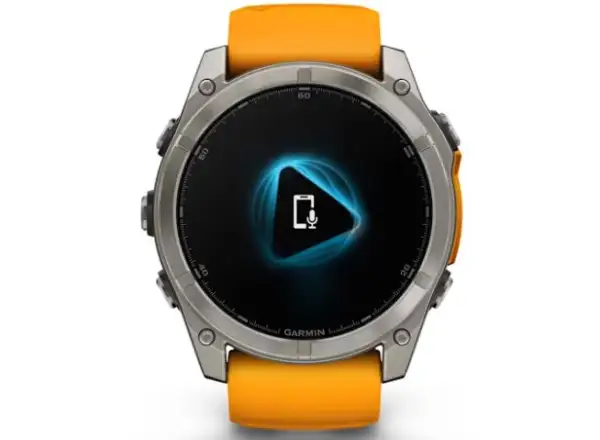 Garmin fenix 8 - 51 mm AMOLED Sapphire smart watch Titanium Orange/Graphite