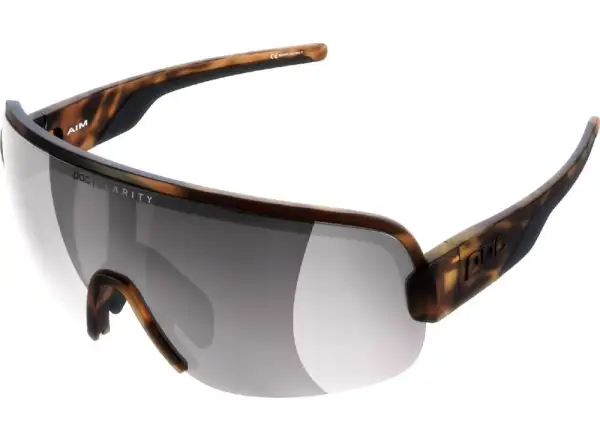 POC Aim VSI cycling glasses Tortoise Brown