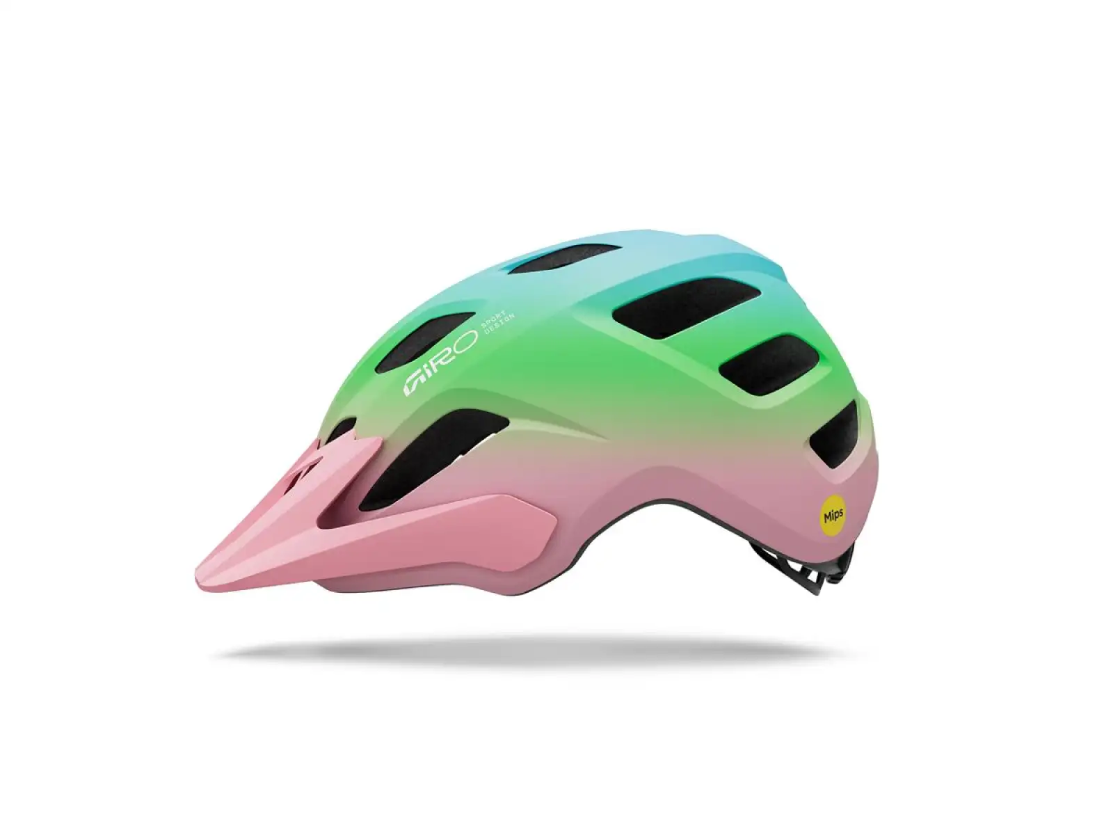 Giro Tremor Child MIPS kids helmet Mat Light Pink/Green Fade