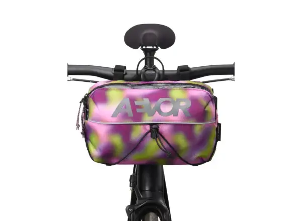 Aevor Bar Bag handlebar/shoulder bag Ripstop Psychedelic Slush