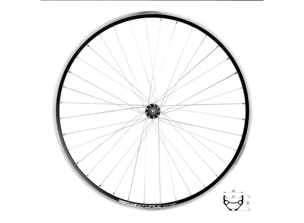 Force Prime 622x21 front laced wheel hub Force F80402 QR