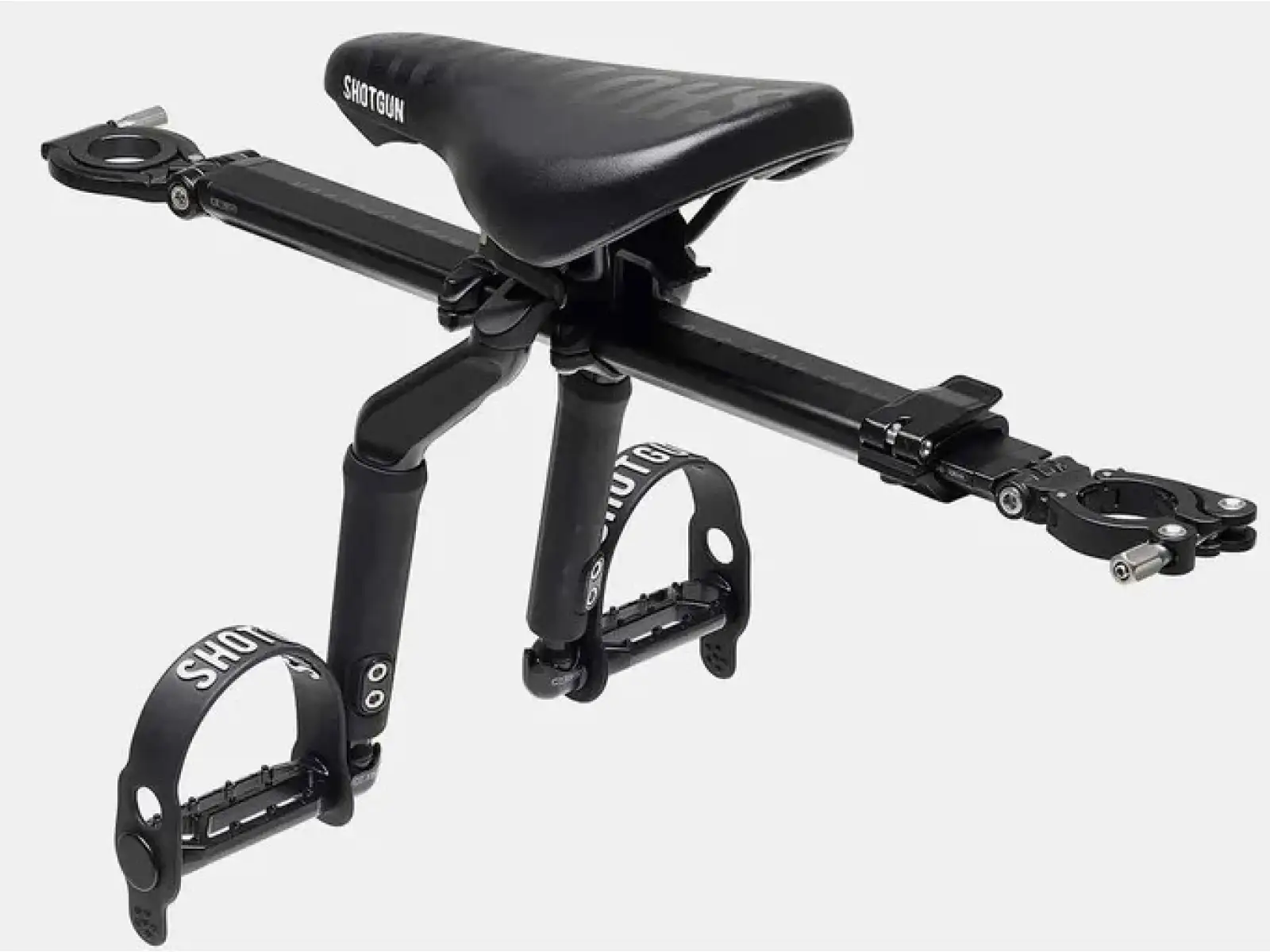 Kids Ride Shotgun Pro Combo child seat and handlebars on frame