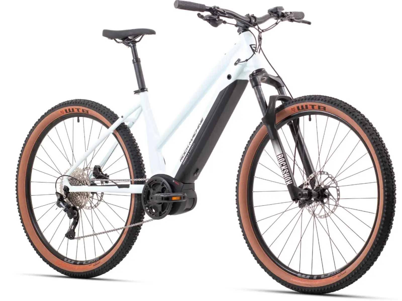 Rock Machine Torrent INT e70-29 Easy Entry Gloss White/Black mountain e-bike