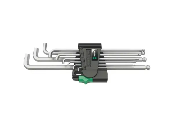 Wera 950/9 Hex-Plus 4 hex L-keys with extra short arm set 9 pcs