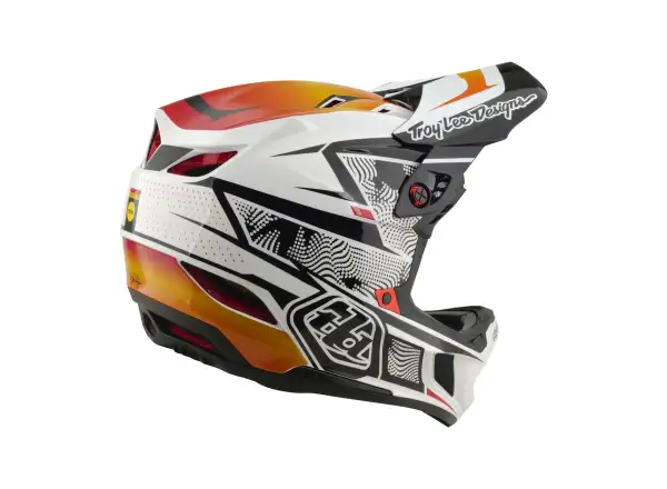 Troy Lee Designs D4 Composite MIPS helmet Lined up White