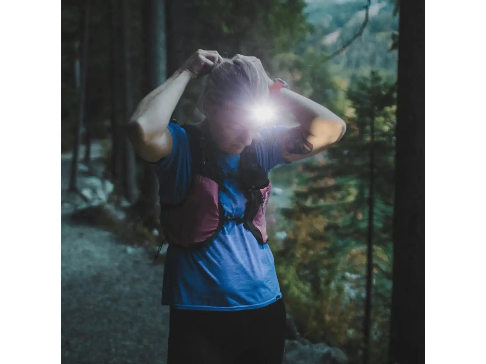 Silva Smini Fly headlamp Rose