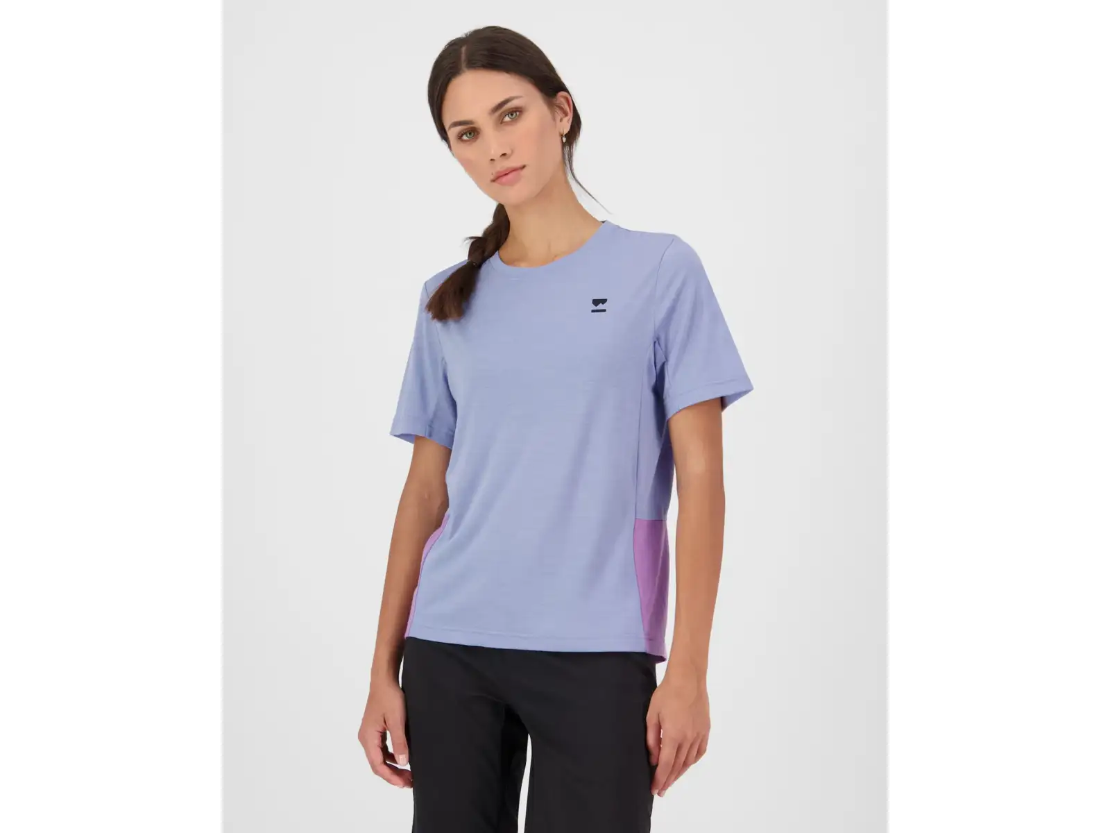 Mons Royale Tarn Merino women's T-shirt short sleeve Skyline / Bloom