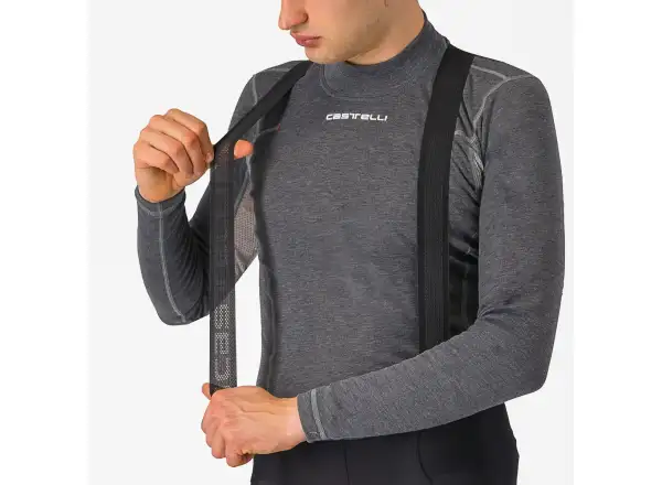 Castelli Espresso Bibtight men's pants with brace and insert Black