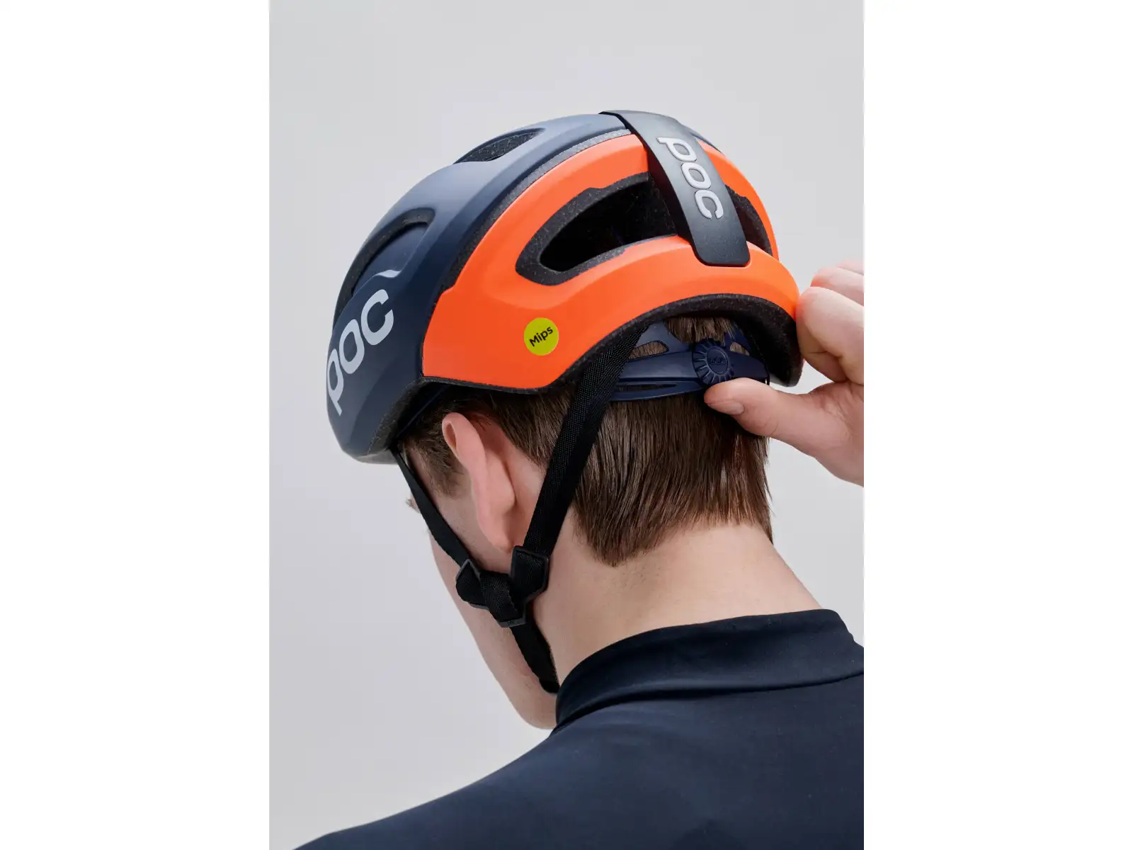 POC Omne Air MIPS road helmet Apatite Navy Matt/Fluorescent Orange Matt