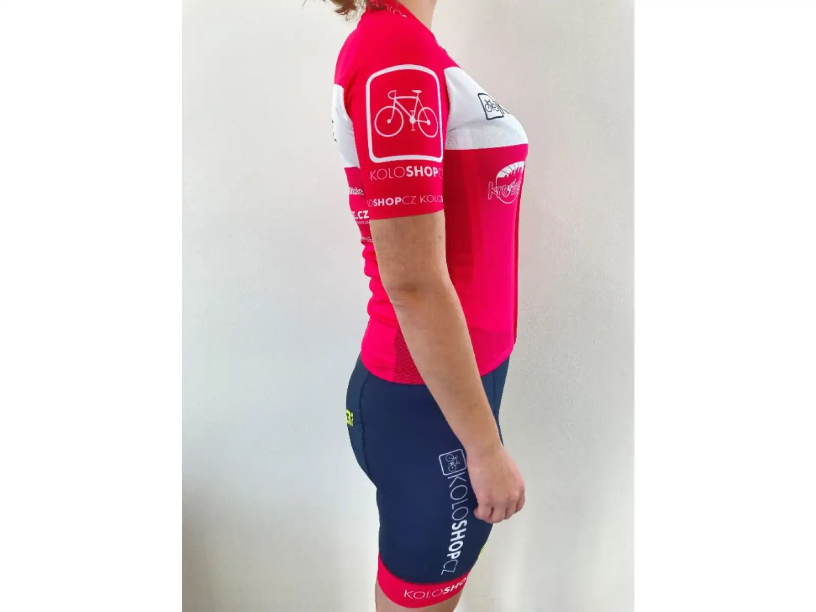 Alé Team Prime Koloshop women's bib shorts black/pink