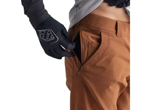 Troy Lee Designs Ruckus Long Travel Pant men's trousers Mono Dark Canvas