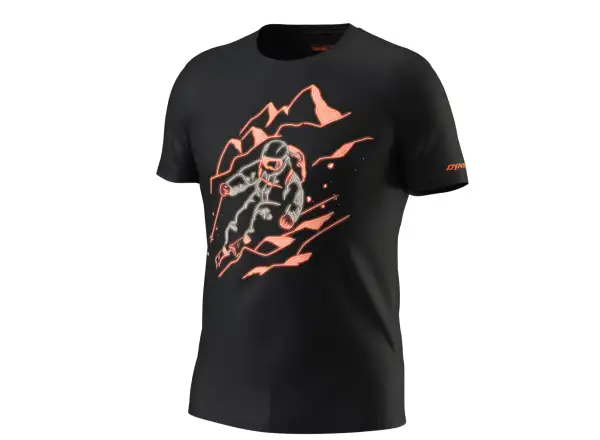 Dynafit Blacklight Cotton men's T-shirt short sleeve Black Out