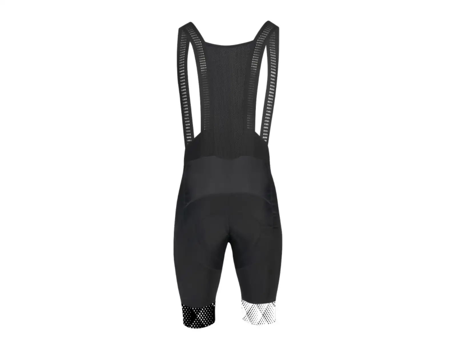 Force Vision men's bib shorts with pad black/white