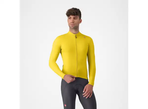 Castelli Espresso Thermal Jersey men's jersey Mango Mojito/Dark Gray