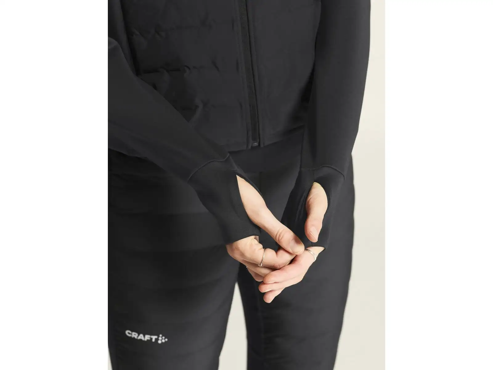 CRAFT SubZ 4 women's running jacket black