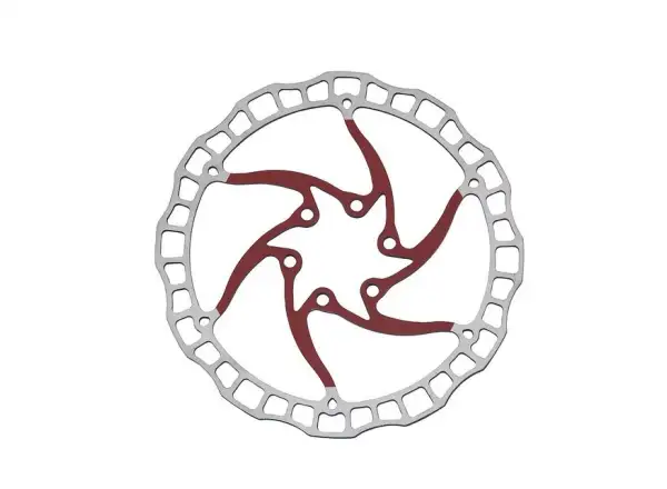 Quaxar Lynx brake disc 203 mm red