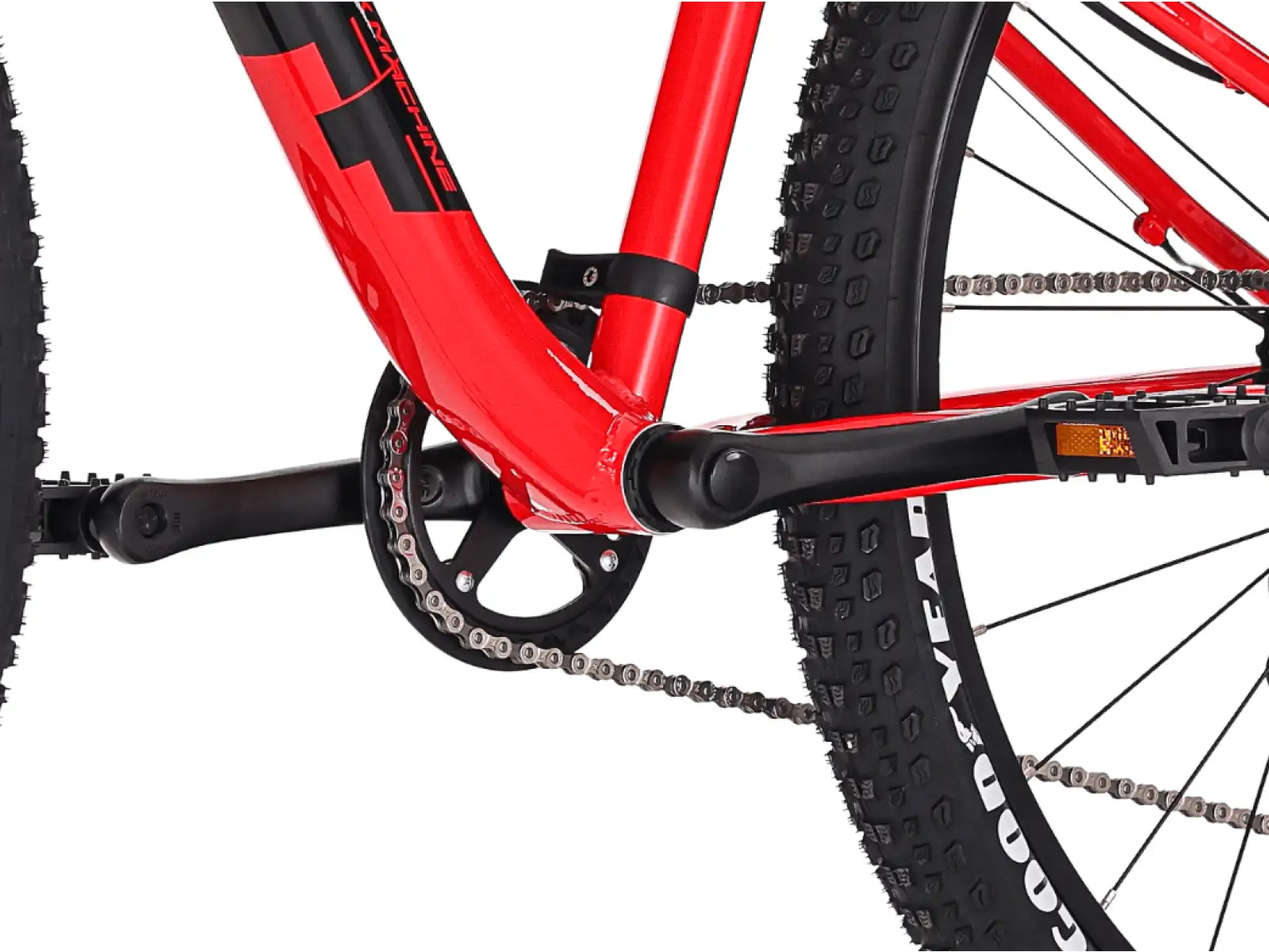 Rock Machine RIFF Tr 27 children's bike Gloss Fire Red