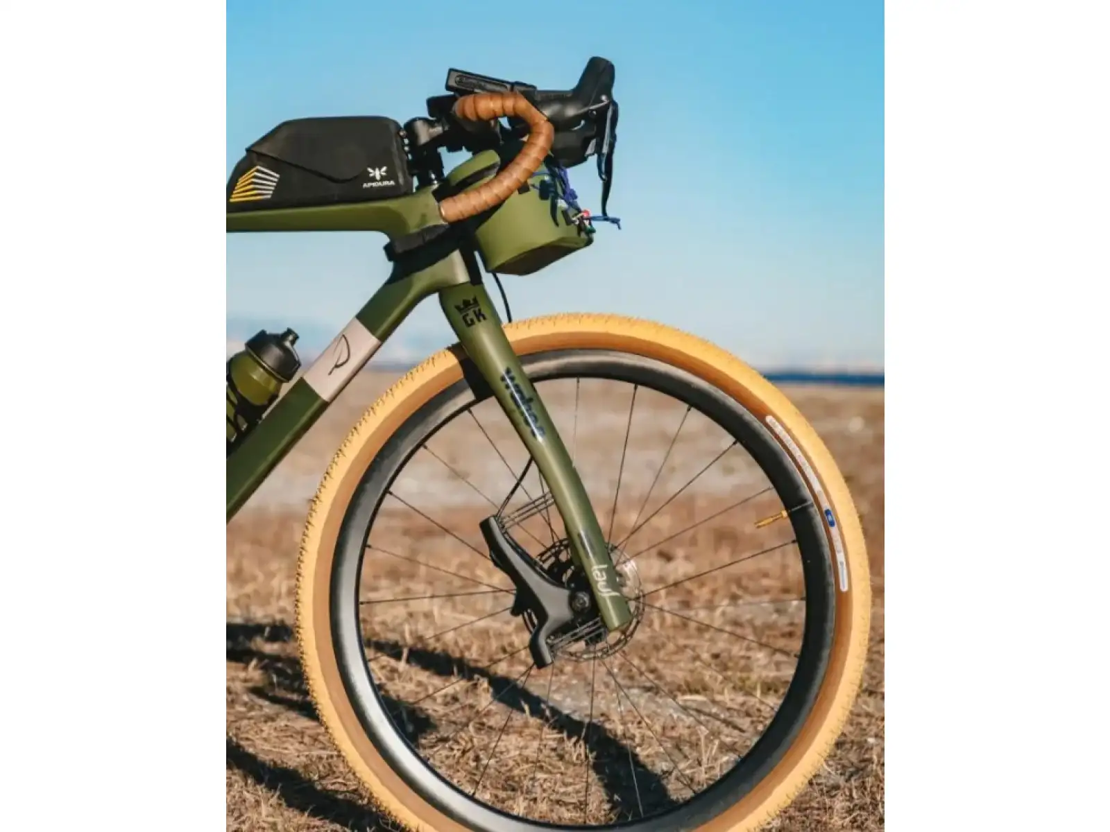 Panaracer GravelKing X1 700x45 gravel tire Honey Butter/brown kevlar