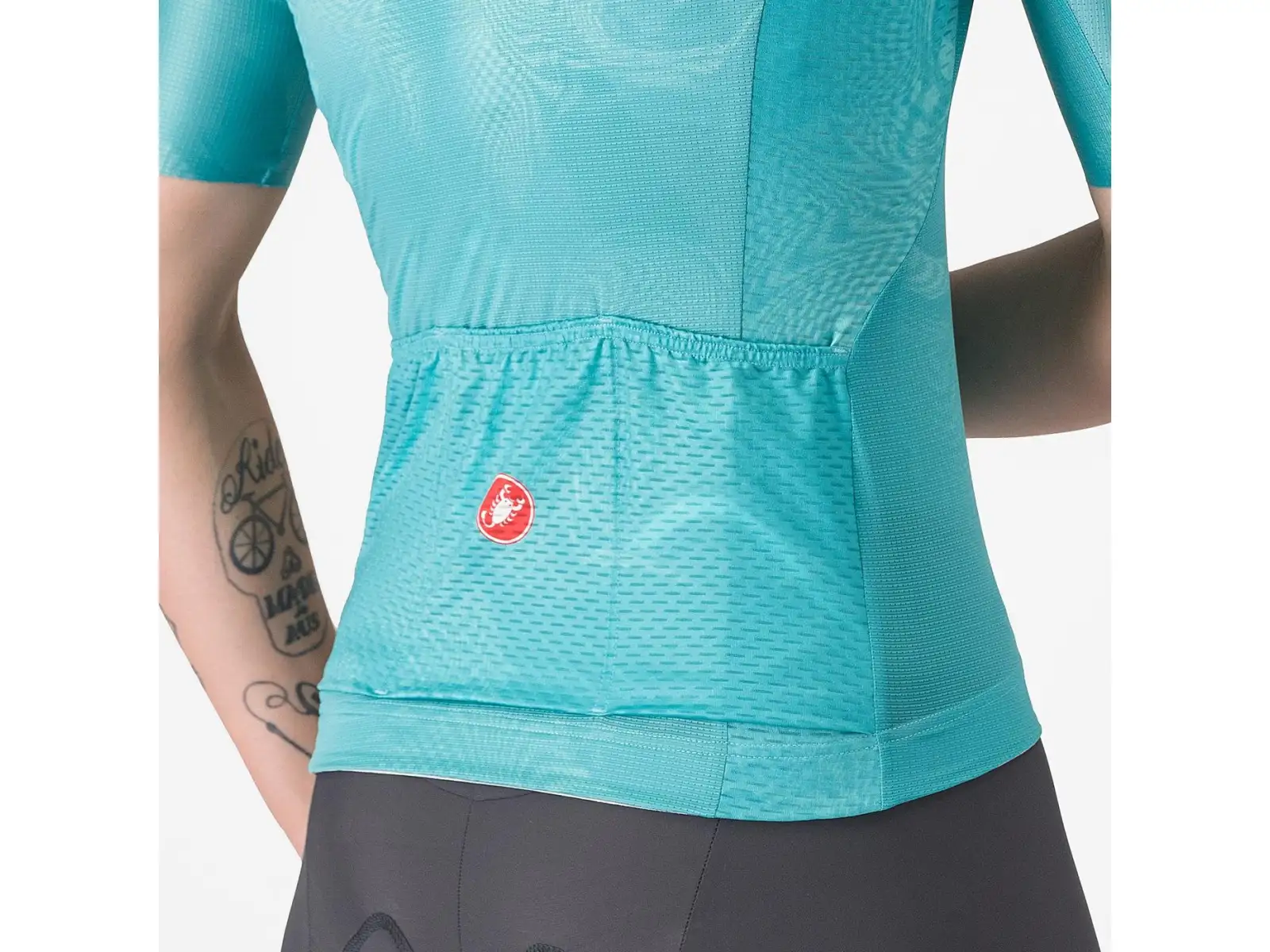 Castelli Fantasia women's jersey short sleeve Pool Blue