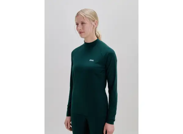 POC Layer Merino women's base layer long sleeve shirt Pargasite Green