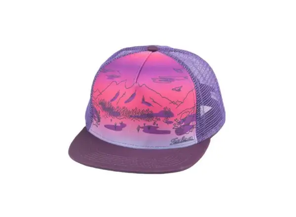 Salsa Landscape trucker hat purple