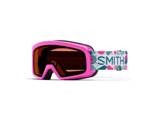 Smith Rascal children's ski goggles Vivid Pink Hearts / RC36