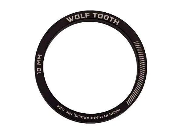 Wolf Tooth set of 5 spacers black