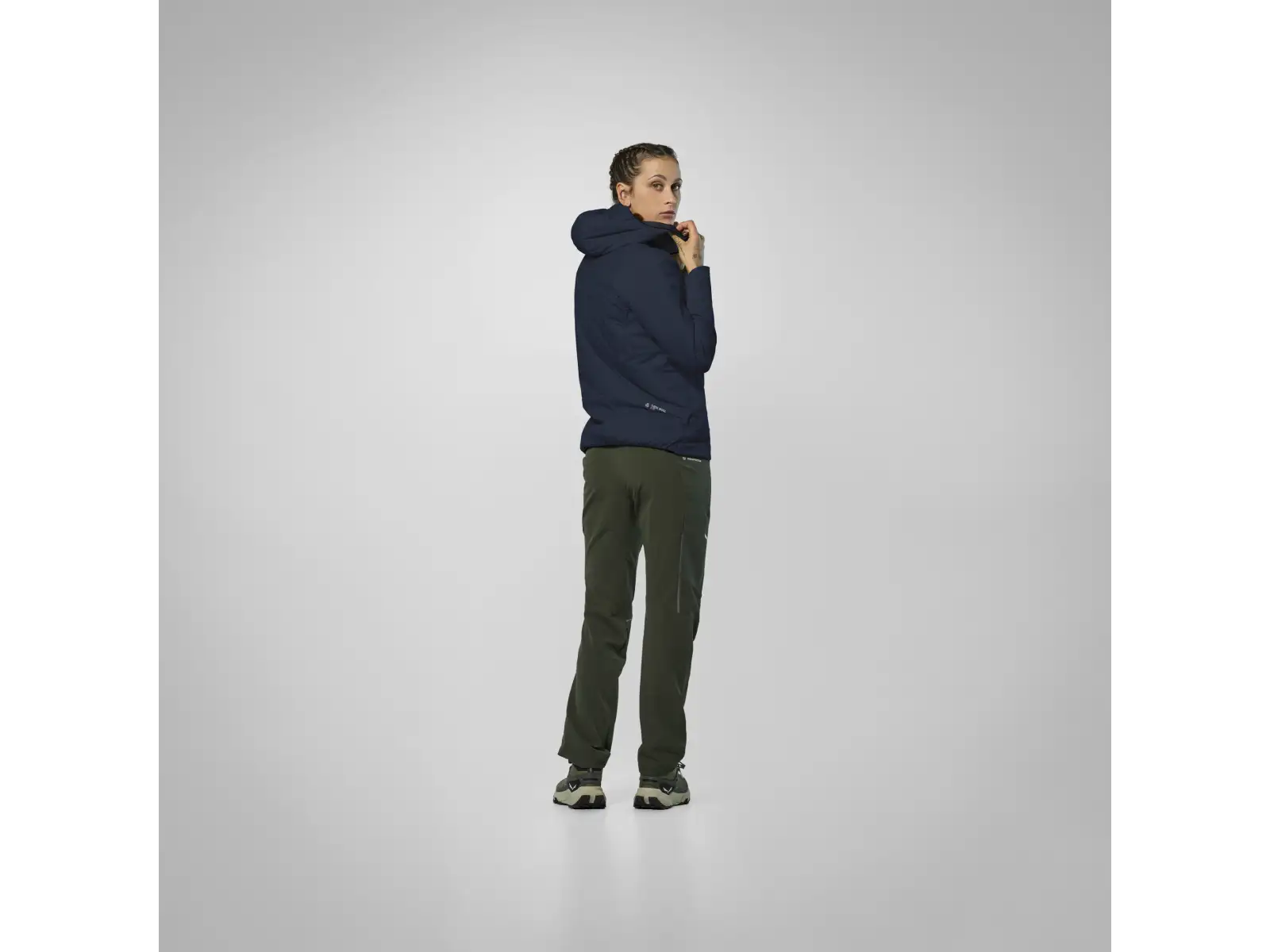 Salewa Pedroc Tirolwool® Air Hybrid women's jacket Navy Blazer