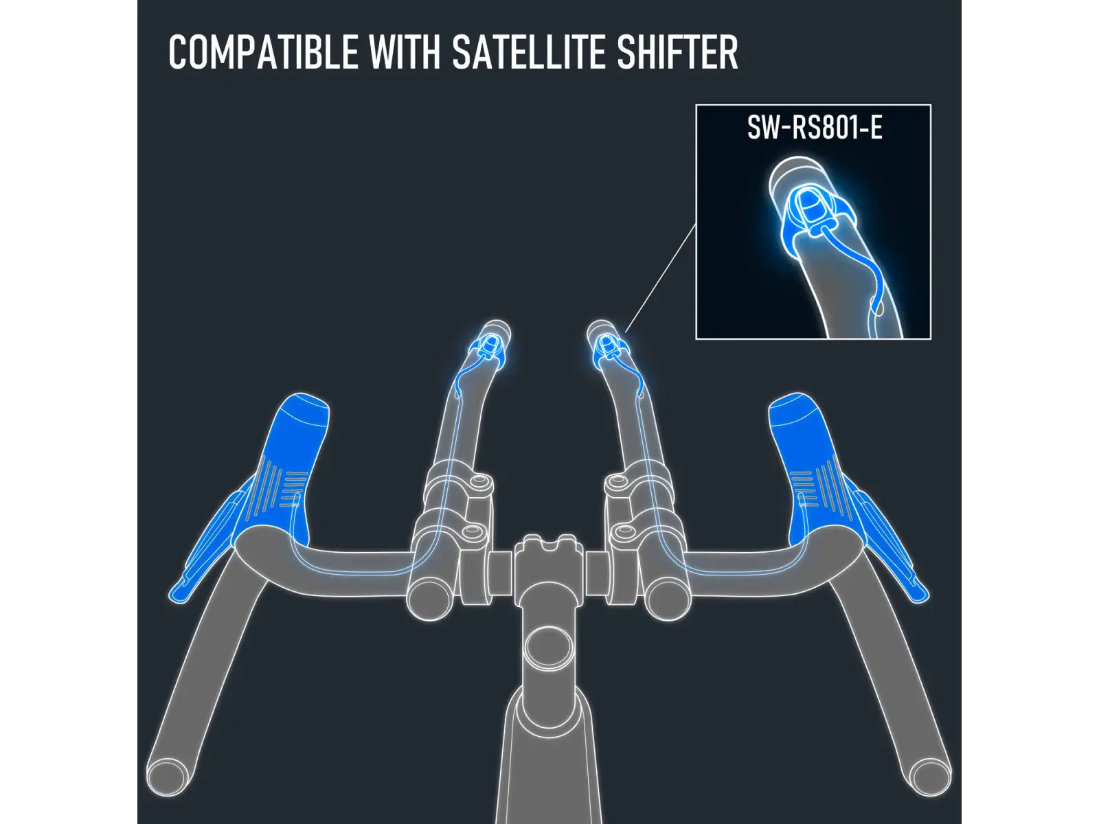 Shimano GRX Di2 ST-RX825 12sp. right shift and rear brake lever