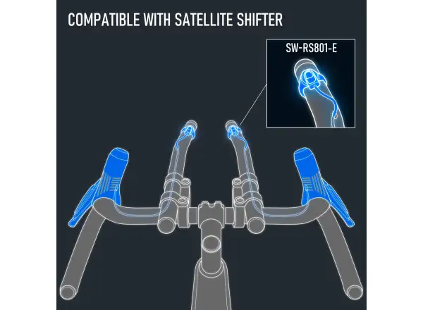 Shimano GRX Di2 ST-RX825 12sp. right shift and rear brake lever