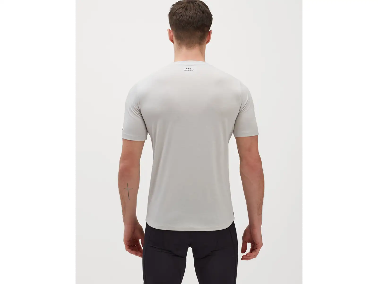 Silvini Berici men's jersey short sleeve cloud/charcoal