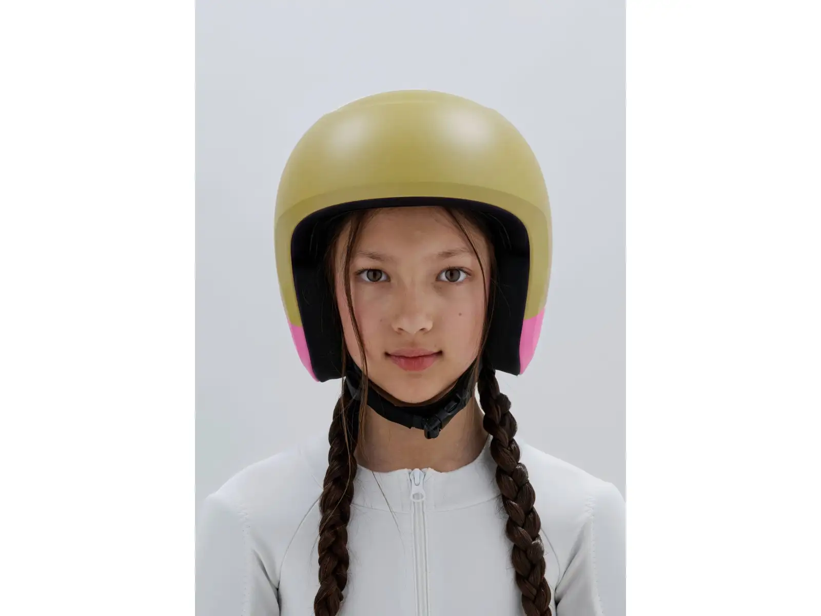 POC Skull Dura Jr ski helmet Olivine Green Matt/Thulite Pink Matt