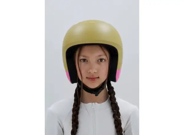 POC Skull Dura Jr ski helmet Olivine Green Matt/Thulite Pink Matt