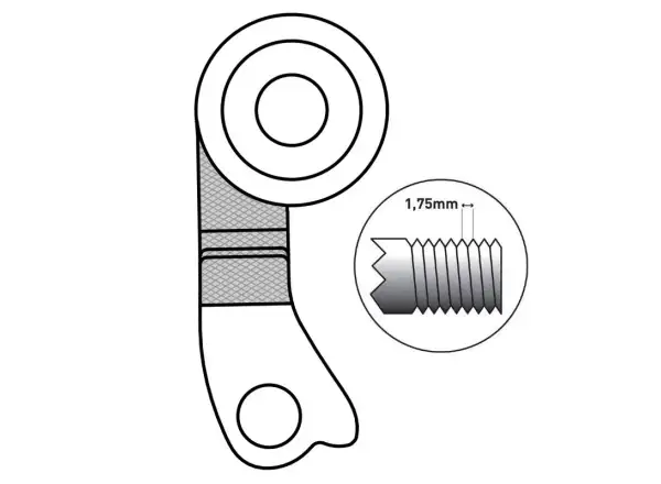 Union GH-249 derailleur hanger Bulls