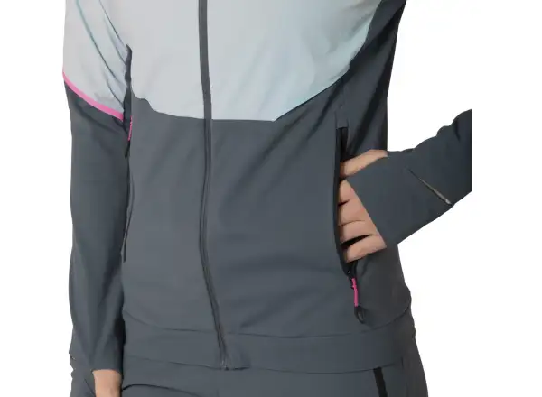 Dynafit Alpine Hybrid women's running jacket Cloud Blue