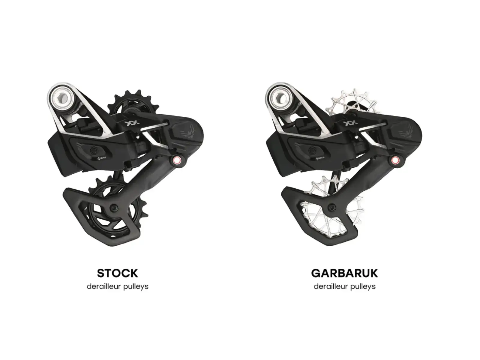 Garbaruk pulleys for Sram Eagle Transmission 14+16T Black