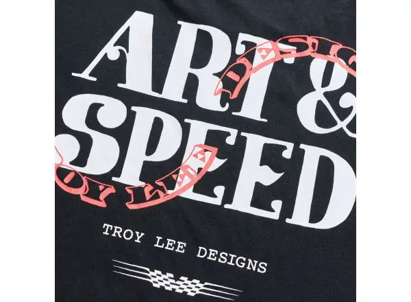 Troy Lee Designs Pink Slips men's T-shirt short sleeve Black
