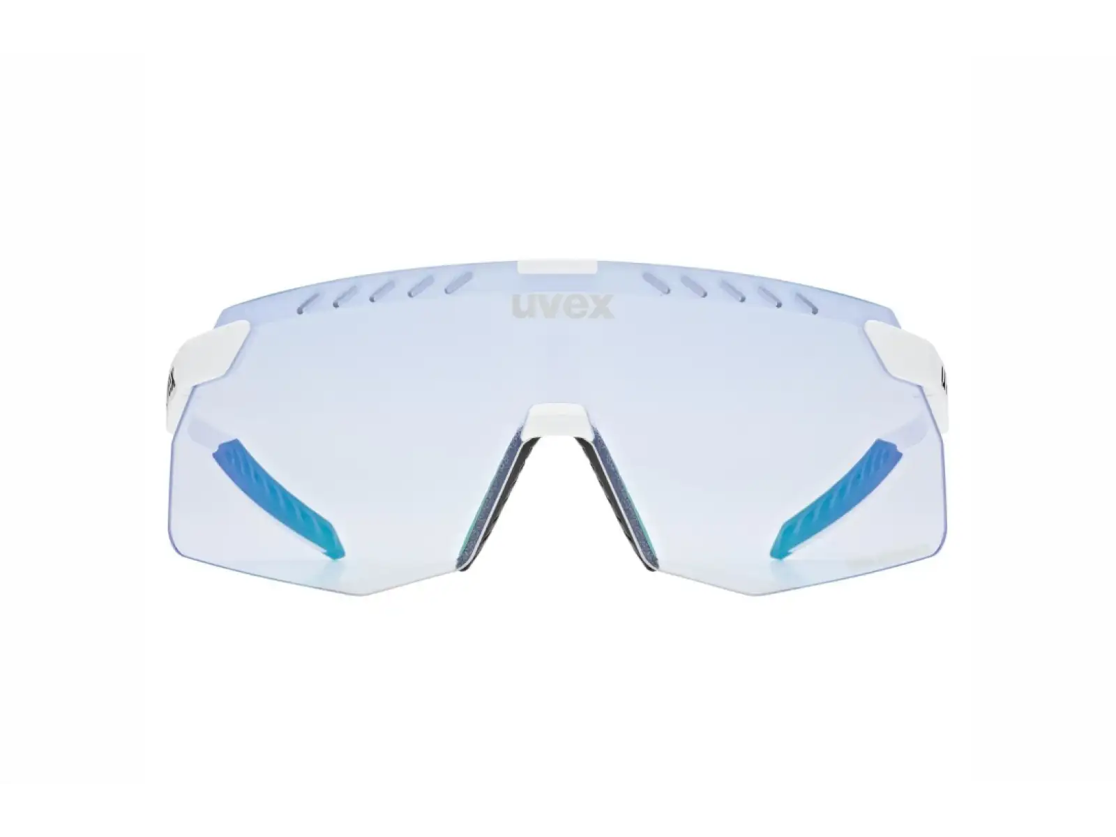 Uvex Pace Stage Variomatic Small glasses White Matt/Mirror Blue