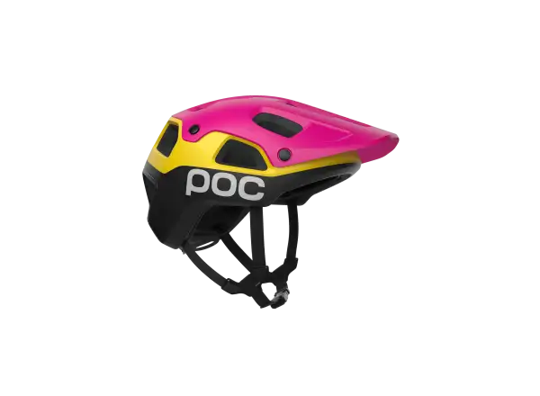 POC Cularis Pure helmet Rhos Red Matt/Citrine Yellow Matt