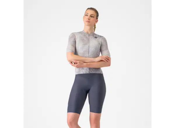 Castelli Prima 2 DT women's bib shorts Twilight Blue/Hibiscus