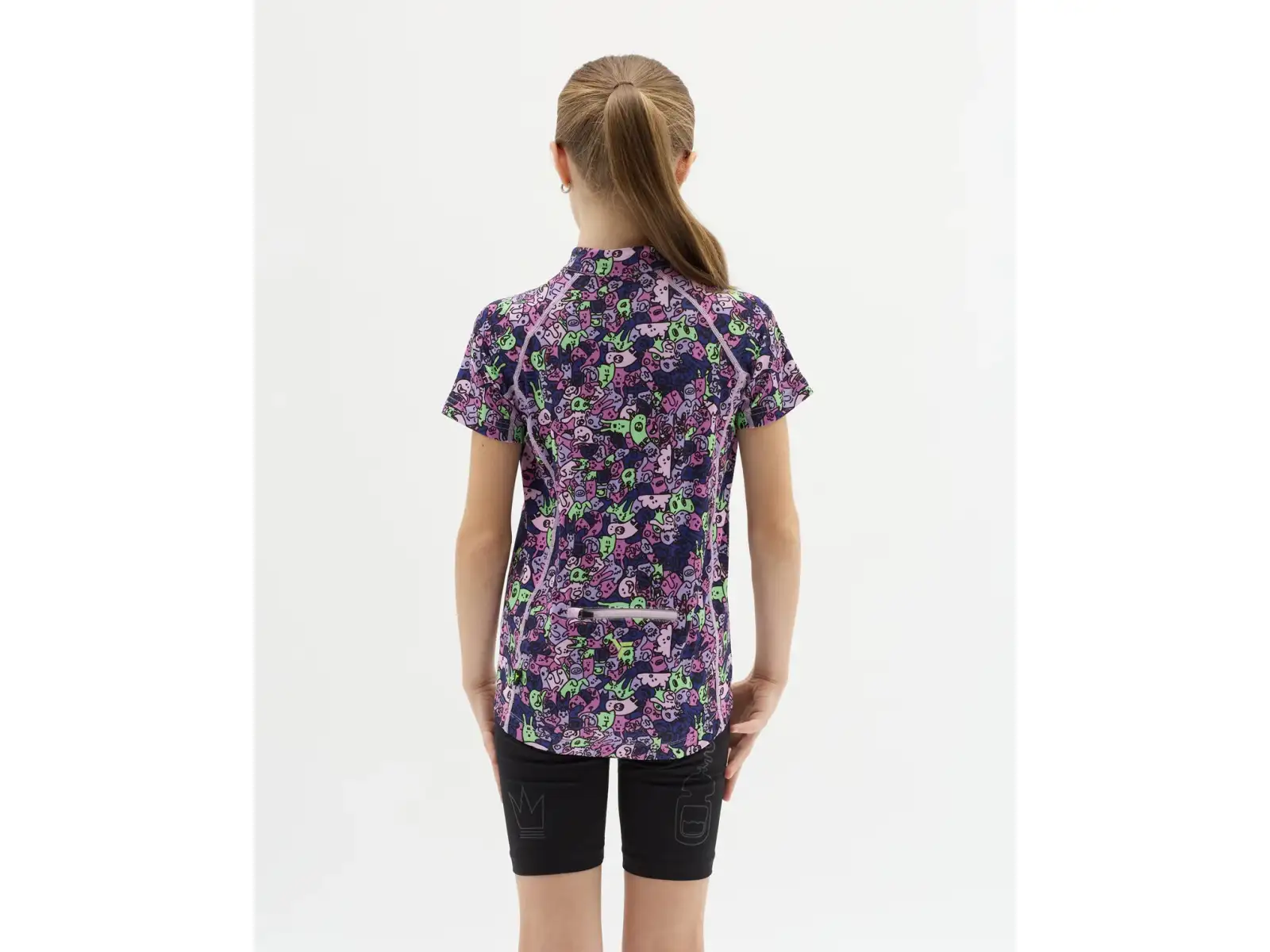 Silvini Scrivia kids jersey short sleeve Blush/Green