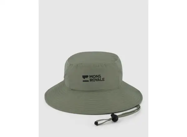 Mons Royale Velocity Bucket Hat hiking hat green